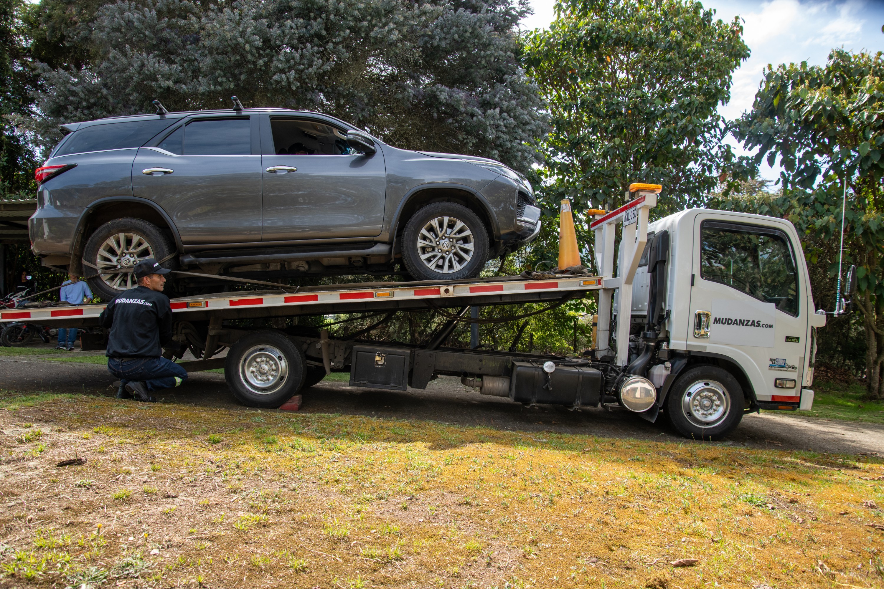 Transporte de carros en Colombia
